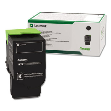 Lexmark™ 78c1uk0 Return Program Toner, 10,500 Page-yield, Black freeshipping - TVN Wholesale